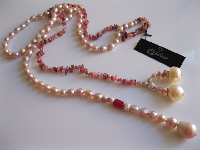 Pink Pearl Necklace donated to charity