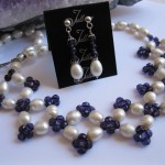 Amethyst Pearl Necklace