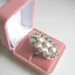 RS0011 White Pearl Ring